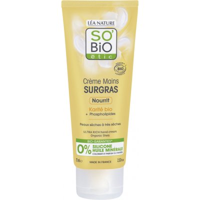 SO’BiO étic krém na ruce Ultra výživný s karité 75 ml – Sleviste.cz