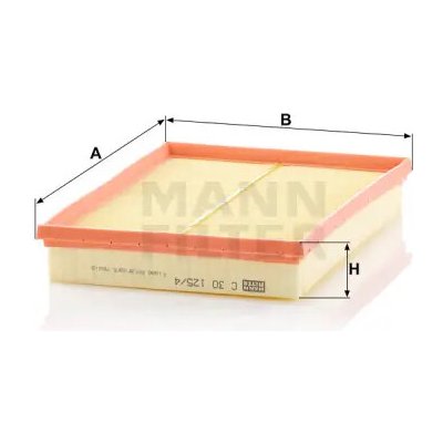 MANN FILTER Vzduchový filtr C 30 125/4 – Hledejceny.cz