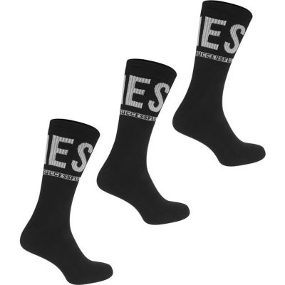 Diesel ponožky Ray 3 páry Černé – Zboží Mobilmania