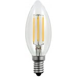 Polux 7516 LED žárovka LED E14 B35 4W = 40W 400lm 3000K Teplá bílá 360° Filament GOLDLUX – Hledejceny.cz