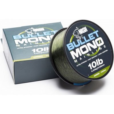 Kevin Nash Bullet Mono Green 1000 m 0,28 mm – Zboží Mobilmania