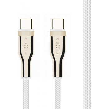 Fixed FIXDB-CC2-WH s konektory USB-C/USB-C a podporou PD, 2m, bílý