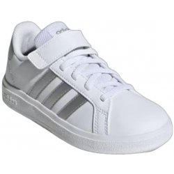 adidas Grand Court 2.0 K cloud white/matte silver/matte silver