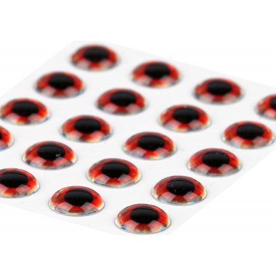 Sybai Epoxidové Oči 3D Epoxy Eyes Holographic Red 9 mm – Hledejceny.cz