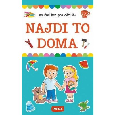 Výukové karty krabička NAJDI TO DOMA naučná hra pro děti – Zboží Dáma