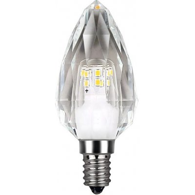 Ecolamp by eLight Dekorační LED žárovka E14 neutrální 4000k 4w 500 lm crystal svíčka – Hledejceny.cz