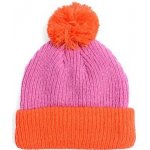New Era Medium Knit Block Pom beanie Pastel Pink Orange – Hledejceny.cz