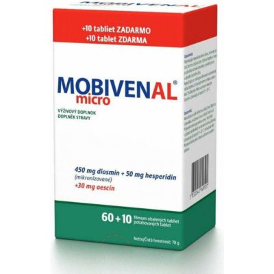 Vulm Mobivenal micro 60 tablet + 10 tablet – Hledejceny.cz