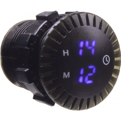 Digitální LED hodiny 12-24V, modré – Hledejceny.cz