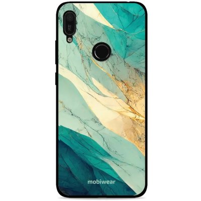 Pouzdro Mobiwear Glossy Huawei Y6 2019 / Honor 8A - G024G - Zlatavý a zelenkavý mramor – Zbozi.Blesk.cz