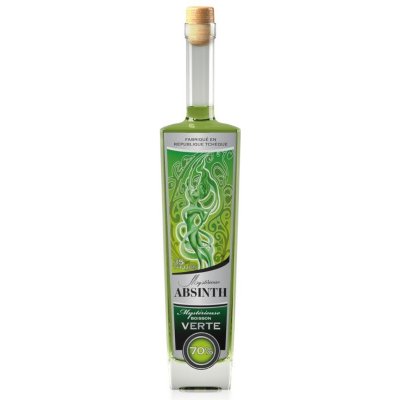 Zubří Absinth Mystérieuse Boisson Verte 70% 0,5 l (holá láhev) – Zboží Dáma