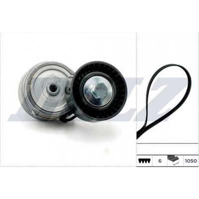 Sada žebrovaných klínových řemenů DOLZ SKD211A – Zboží Mobilmania