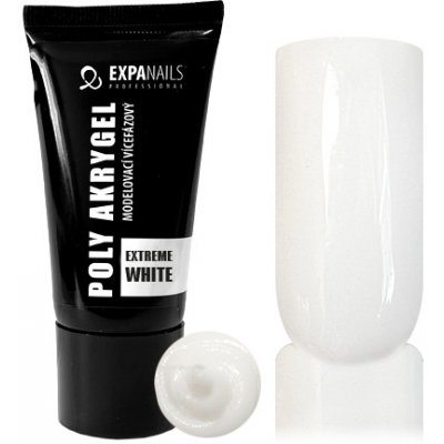 Expa nails poly akrygel v tubě extreme white bílý 30 g – Zbozi.Blesk.cz