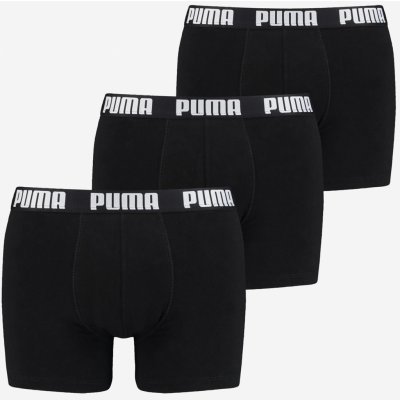 Puma Everyday sada tří pánských boxerek v černé