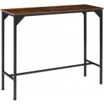 Tectake Kerry 120x40x1005 cm industriální dřevo tmavé rustikální – Sleviste.cz