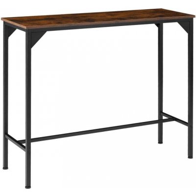 Tectake Kerry 120x40x1005 cm industriální dřevo tmavé rustikální – Sleviste.cz