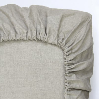 TULULUM Lněné prostěradlo COMFORT NATURAL 90x200 – Zboží Dáma