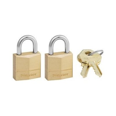 MASTER LOCK 130EURT MASTER LOCK Visací zámek mosazný 2x30mm – Zboží Mobilmania