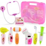 KIK KX9182 Dětský doktorský set růžový – Hledejceny.cz