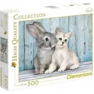 Clementoni Kočka a králík 35004 500 dílků – Zboží Dáma