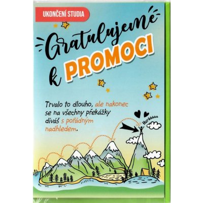 Nekupto Přání k ukončení studia Gratulujeme k promoci 115 x 170 mm – Zbozi.Blesk.cz