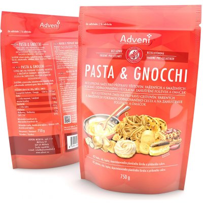 Adveni Bezlepková směs PASTA & GNOCCHI 750 g – Zboží Dáma
