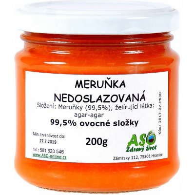 ASO Zdravý život meruňka nedoslazovaná 200 g – Hledejceny.cz