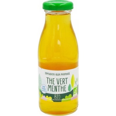 AGI bio nálev ze zeleného čaje a máty 250 ml – Zboží Dáma