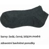 Pesail pánské kotníčkové zdravotní ponožky šedá