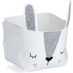 Zeller box filcový bílý motiv králík 28x28x28cm – Sleviste.cz