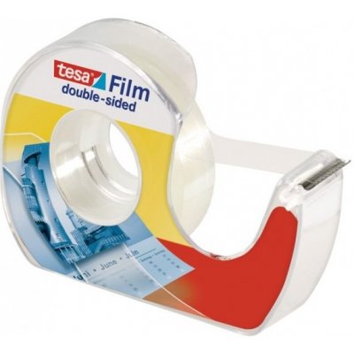 Tesa Oboustranně lepicí kancelářská páska s odvíječem Film® průhledná v krabičce 12 mm x 7,5 m – Zboží Mobilmania