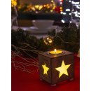 RXL Retlux Vánoční osvětlení 352 svítící podstavec pod čajovou svíčku Hvězda