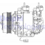 Kompresor, klimatizace DELPHI CS20510