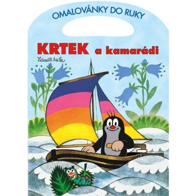 Omalovánky A4 do ruky s výsekem Krtek a kamarádi 252787 – Zboží Mobilmania