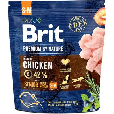 Brit Premium Dog by Nature Senior S+M 1 kg