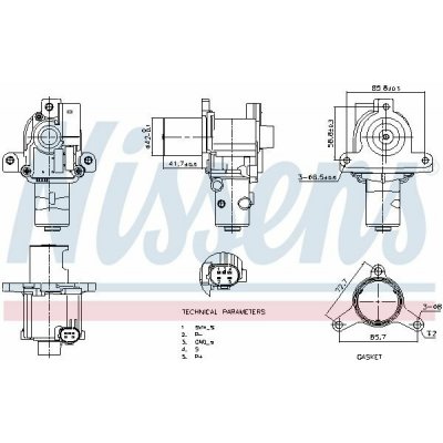 AGR-Ventil NISSENS 98183 – Hledejceny.cz