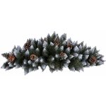 Nohel Garden Vazba se šiškami vánoční s bílými konci umělá 62x28cm – Hledejceny.cz