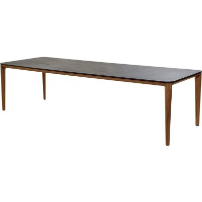 Cane-line Jídelní venkovní stůl Aspect, 280x100x74 cm, tám teak, deska keramika dekor travertine – Hledejceny.cz