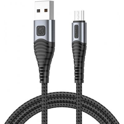 Vipfan X10 USB-Micro USB, 3A, 1,2m, černý