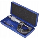 Satra Mikrometr třmenový 0 - 25 mm dělení 0,01 mm S-MIC25 – Sleviste.cz