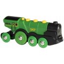 Brio WORLD 33593 Velká zelená akční lokomotiva