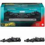 Hot Wheels Premium Formula 1 2025 Mercedes AMG Russel a Antonelli 1:64 – Hledejceny.cz