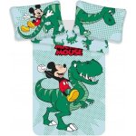 Jerry Fabrics povlečení Mickey Dino 100 x 135 , 40 x 60 cm – Sleviste.cz