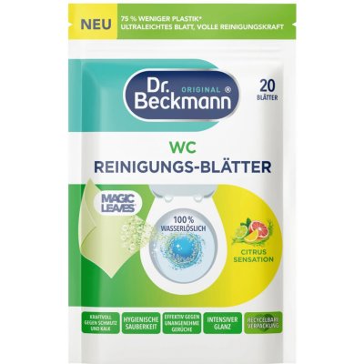 Dr. Beckmann čisticí listy na WC Citrus Sensation 20 ks – Zboží Mobilmania