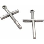 Přívěsek křížek jednoduchý chirurgická ocel TC 421-1 – Zboží Dáma