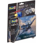Revell model set plane 63955 F Corsair 1:72 – Zboží Dáma