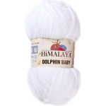 Příze Dolphin Baby 80301 bílá – Zboží Dáma