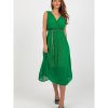 Dámské šaty Italy Moda šaty s plisováním-DHJ-SK-13168.21X Zelená