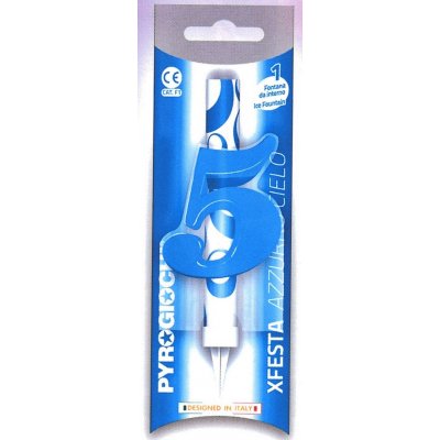 Pyrogiochi Dortová fontána číslo 5 modrá – Zboží Dáma