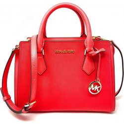 Michael Kors Hope medium messenger saffiano leather kabelka červená kabelka  - Nejlepší Ceny.cz